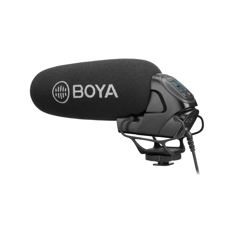 Boya BY-BM3032 Super Cardioid On-Camera Shotgun Microphone - ميكروفون